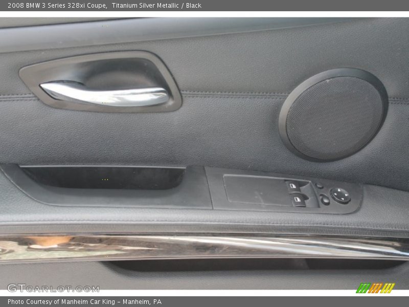 Titanium Silver Metallic / Black 2008 BMW 3 Series 328xi Coupe
