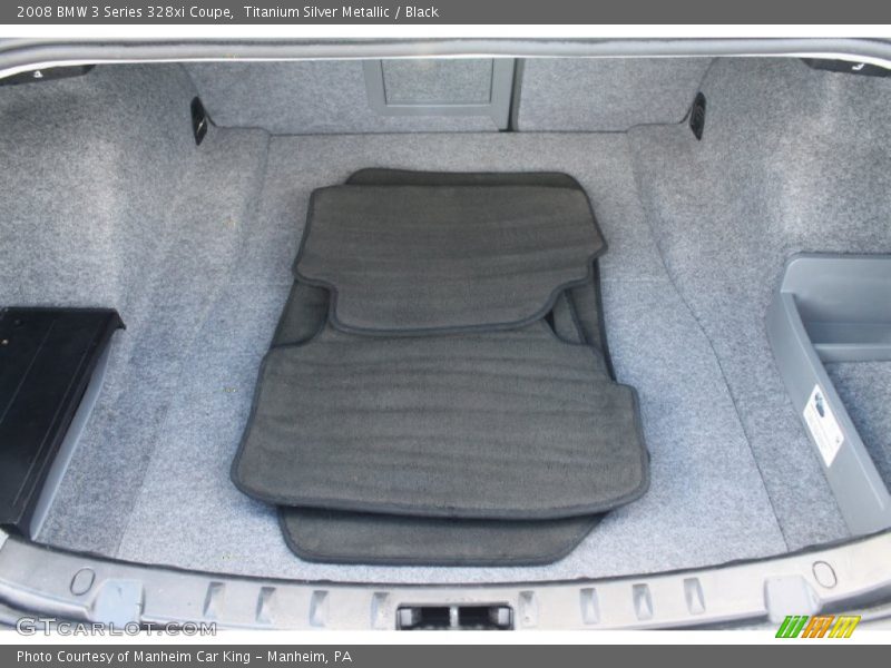 Titanium Silver Metallic / Black 2008 BMW 3 Series 328xi Coupe