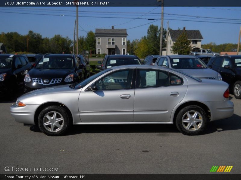 Sterling Metallic / Pewter 2003 Oldsmobile Alero GL Sedan