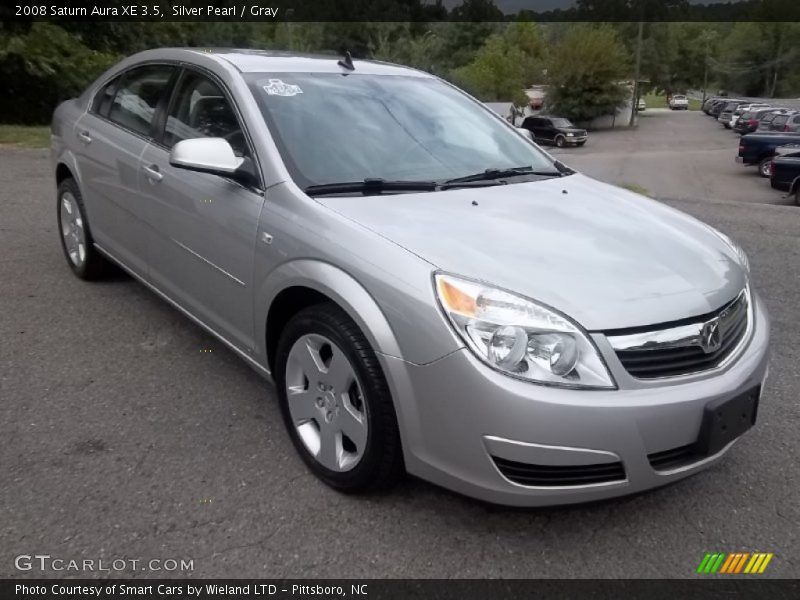 Silver Pearl / Gray 2008 Saturn Aura XE 3.5