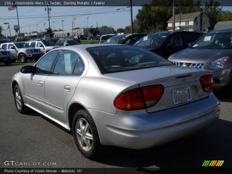 Sterling Metallic / Pewter 2003 Oldsmobile Alero GL Sedan