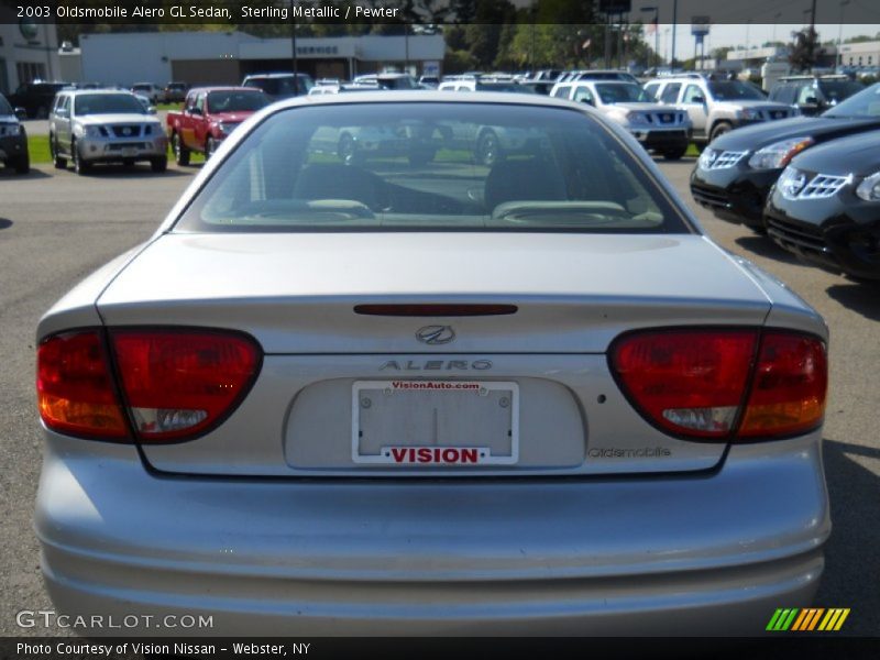 Sterling Metallic / Pewter 2003 Oldsmobile Alero GL Sedan