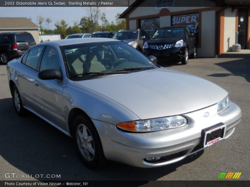 Sterling Metallic / Pewter 2003 Oldsmobile Alero GL Sedan