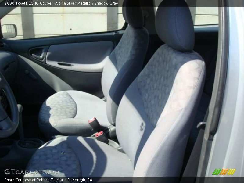 Alpine Silver Metallic / Shadow Gray 2000 Toyota ECHO Coupe