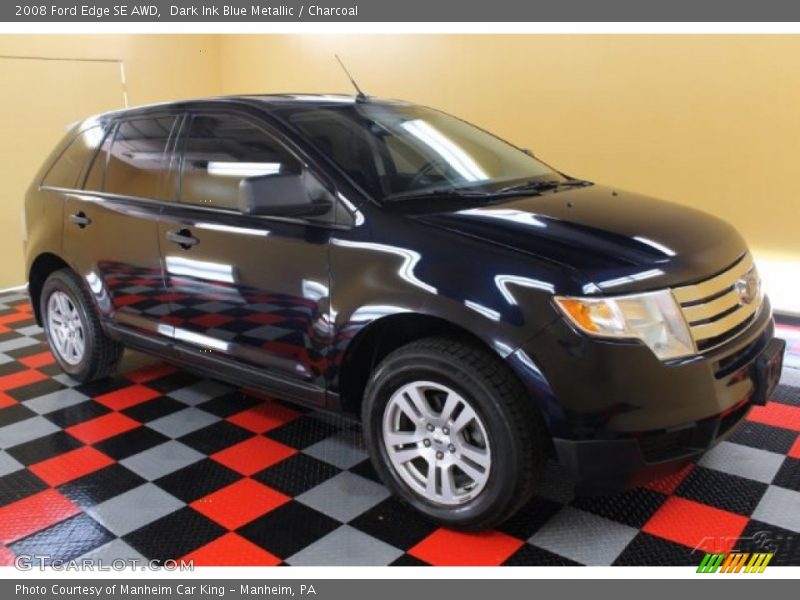 Dark Ink Blue Metallic / Charcoal 2008 Ford Edge SE AWD