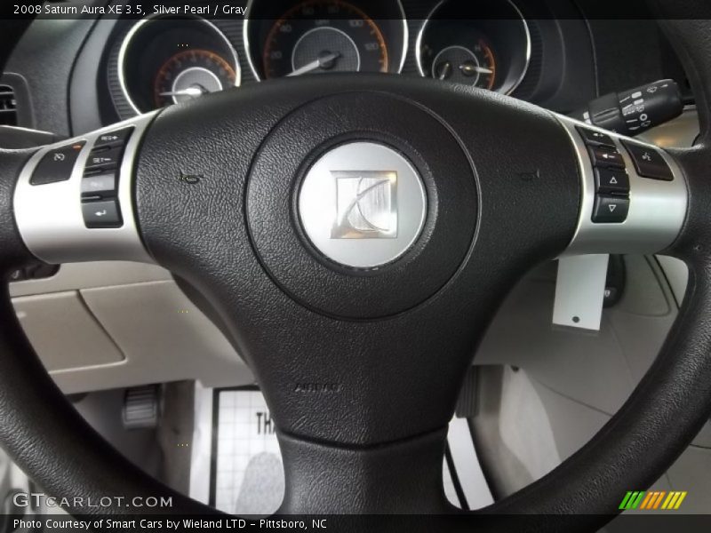 Silver Pearl / Gray 2008 Saturn Aura XE 3.5