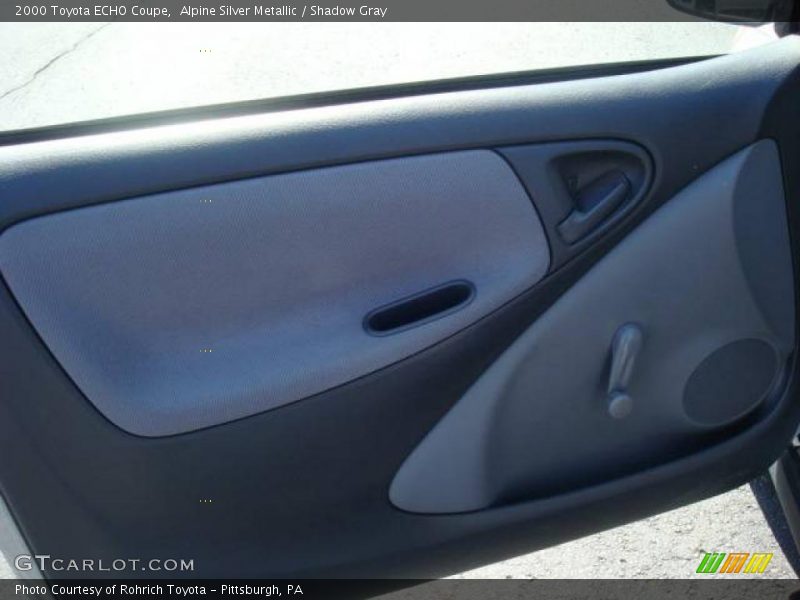 Alpine Silver Metallic / Shadow Gray 2000 Toyota ECHO Coupe