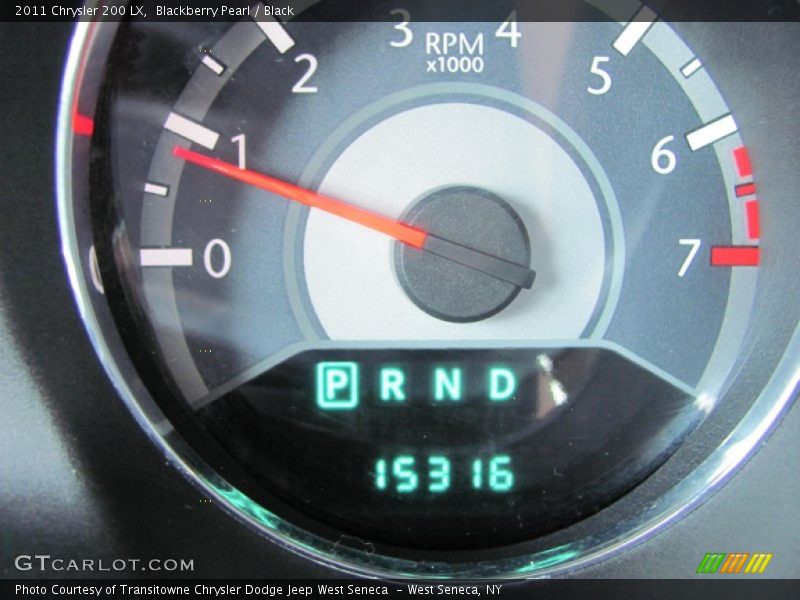 Blackberry Pearl / Black 2011 Chrysler 200 LX
