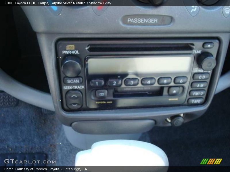 Alpine Silver Metallic / Shadow Gray 2000 Toyota ECHO Coupe