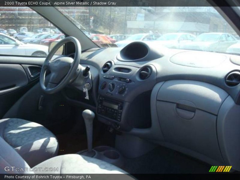 Alpine Silver Metallic / Shadow Gray 2000 Toyota ECHO Coupe