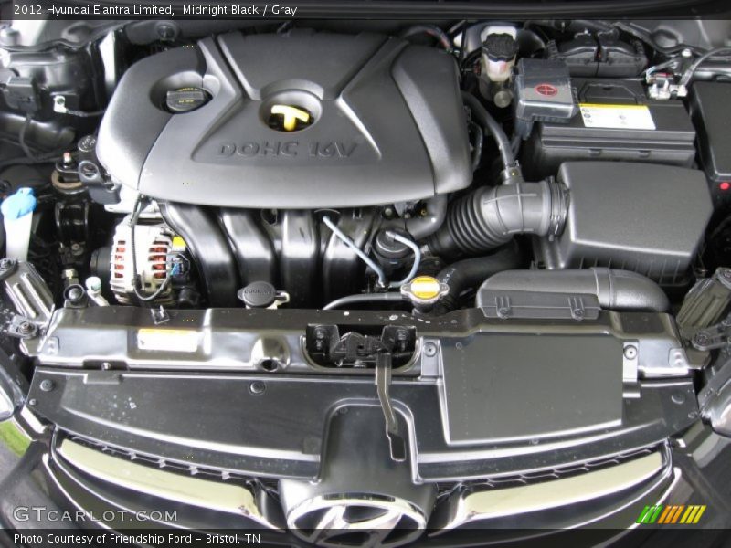  2012 Elantra Limited Engine - 2.0 Liter DOHC 16-Valve D-CVVT 4 Cylinder