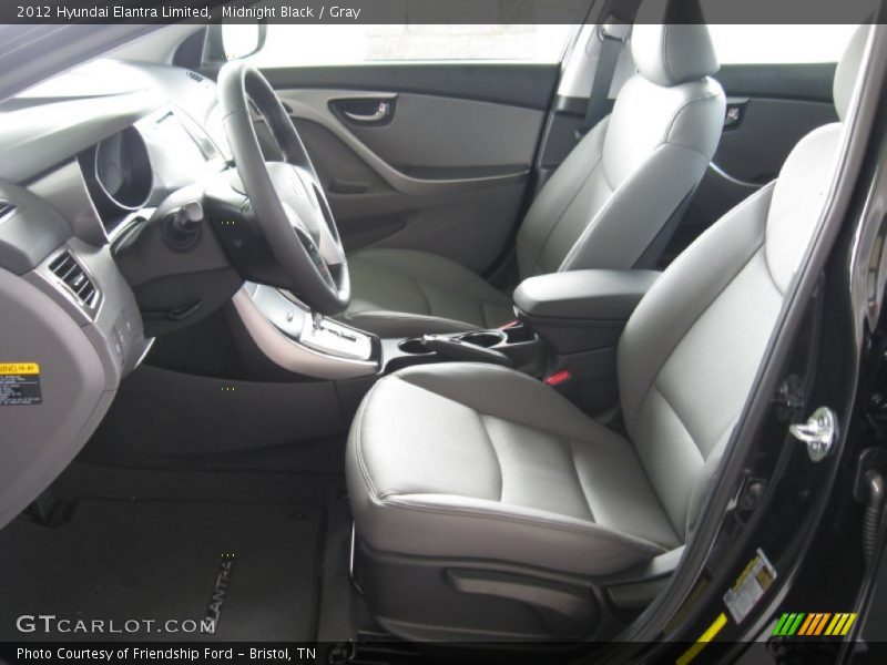  2012 Elantra Limited Gray Interior