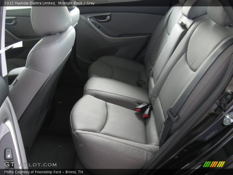  2012 Elantra Limited Gray Interior