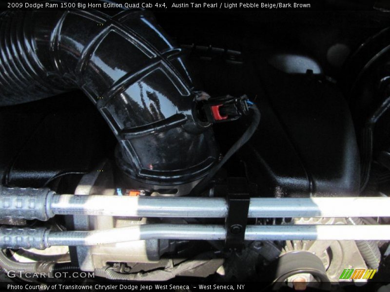 Austin Tan Pearl / Light Pebble Beige/Bark Brown 2009 Dodge Ram 1500 Big Horn Edition Quad Cab 4x4