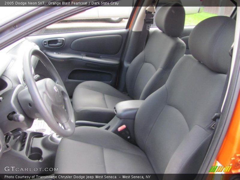 Orange Blast Pearlcoat / Dark Slate Gray 2005 Dodge Neon SXT