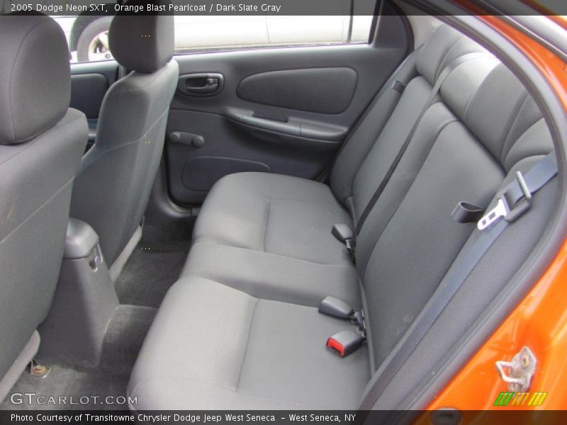 Orange Blast Pearlcoat / Dark Slate Gray 2005 Dodge Neon SXT