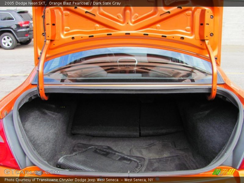 Orange Blast Pearlcoat / Dark Slate Gray 2005 Dodge Neon SXT