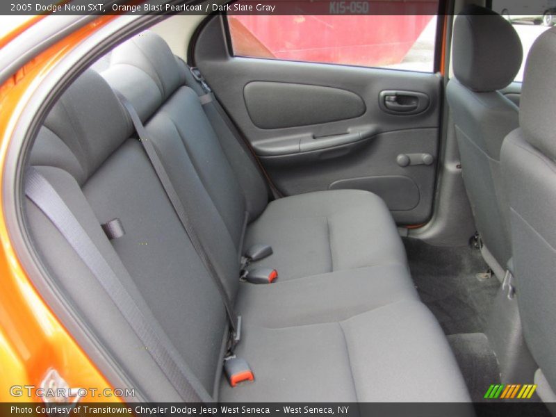 Orange Blast Pearlcoat / Dark Slate Gray 2005 Dodge Neon SXT