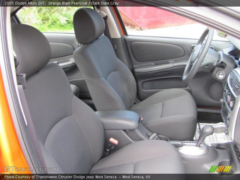 Orange Blast Pearlcoat / Dark Slate Gray 2005 Dodge Neon SXT