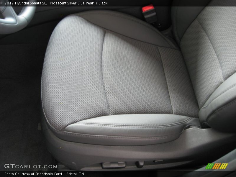 Iridescent Silver Blue Pearl / Black 2012 Hyundai Sonata SE