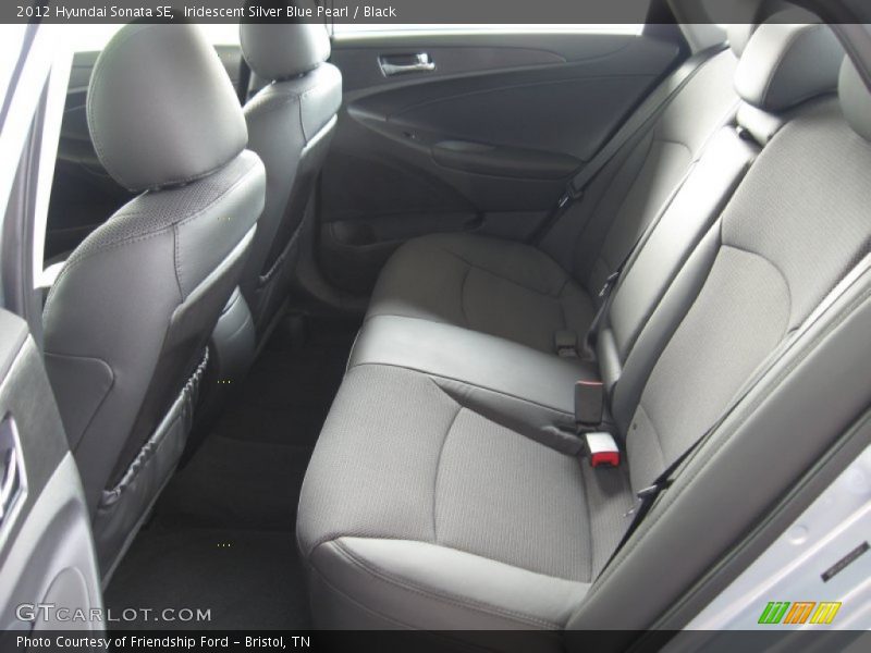 Iridescent Silver Blue Pearl / Black 2012 Hyundai Sonata SE