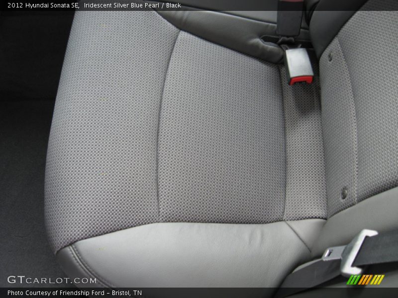 Iridescent Silver Blue Pearl / Black 2012 Hyundai Sonata SE
