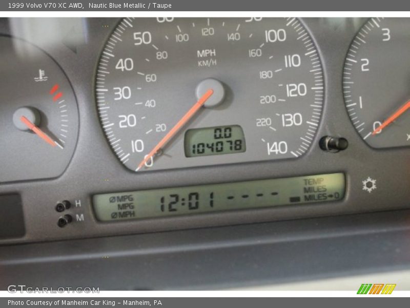 Nautic Blue Metallic / Taupe 1999 Volvo V70 XC AWD