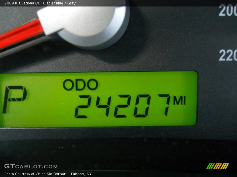 Glacier Blue / Gray 2009 Kia Sedona LX