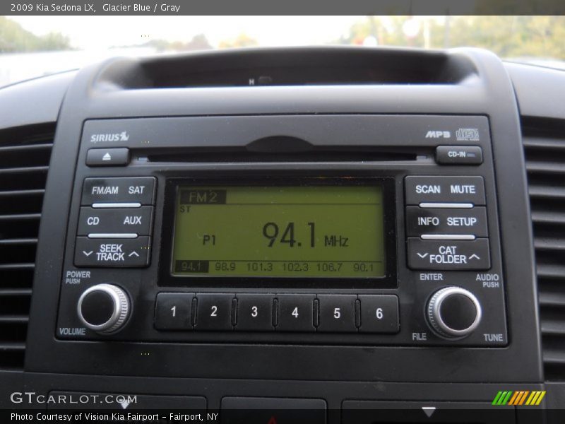 Glacier Blue / Gray 2009 Kia Sedona LX