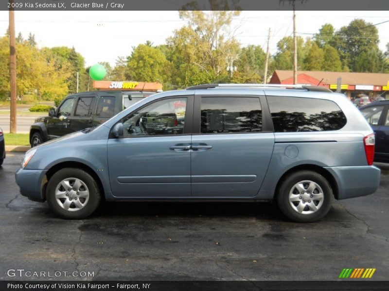 Glacier Blue / Gray 2009 Kia Sedona LX