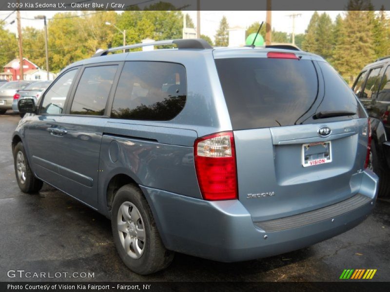 Glacier Blue / Gray 2009 Kia Sedona LX
