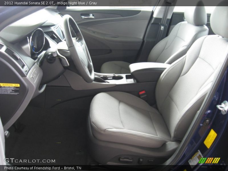  2012 Sonata SE 2.0T Gray Interior