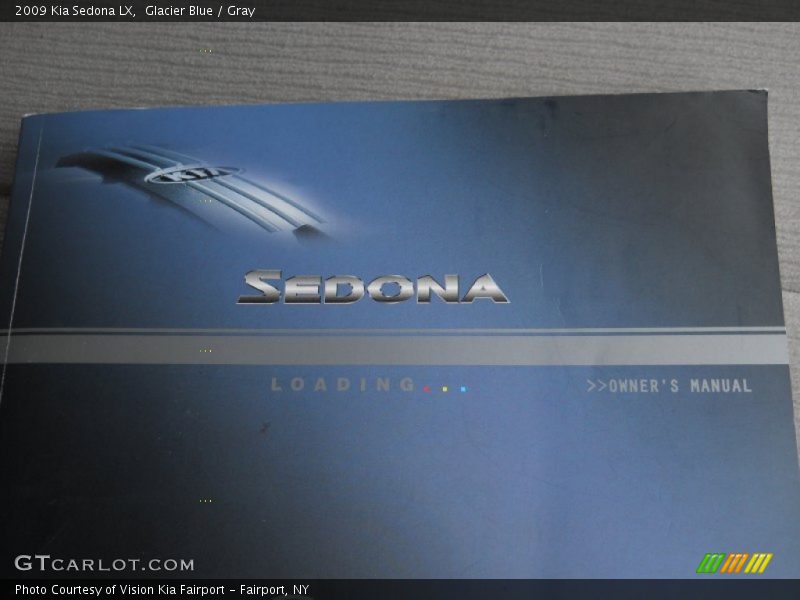 Glacier Blue / Gray 2009 Kia Sedona LX