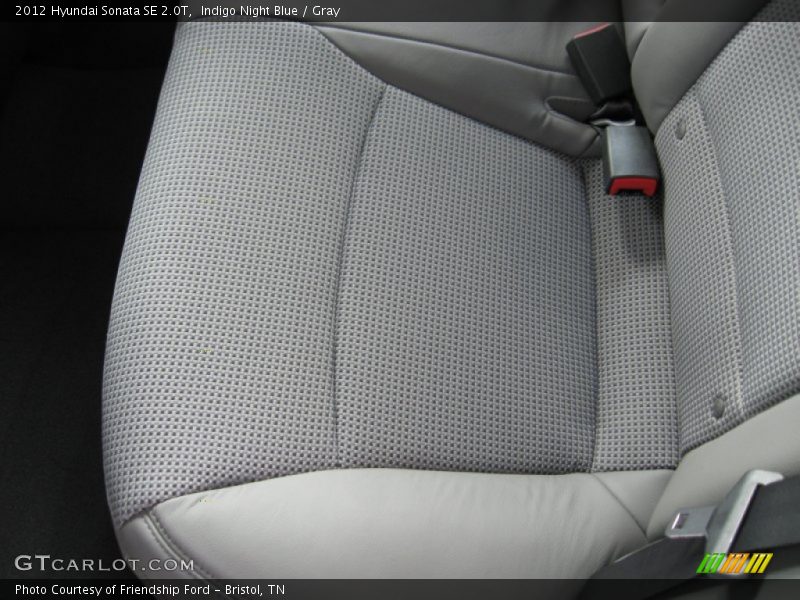 Indigo Night Blue / Gray 2012 Hyundai Sonata SE 2.0T