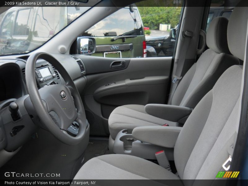Glacier Blue / Gray 2009 Kia Sedona LX