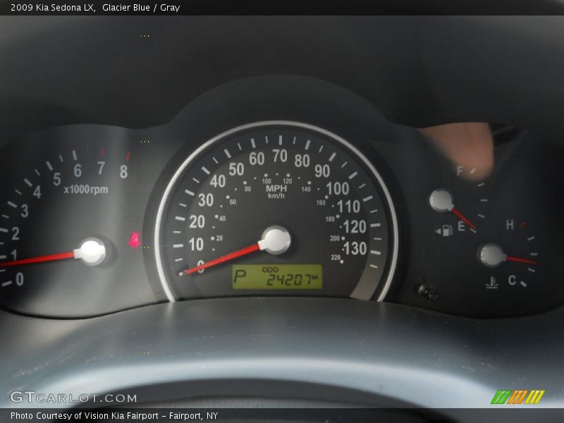 Glacier Blue / Gray 2009 Kia Sedona LX