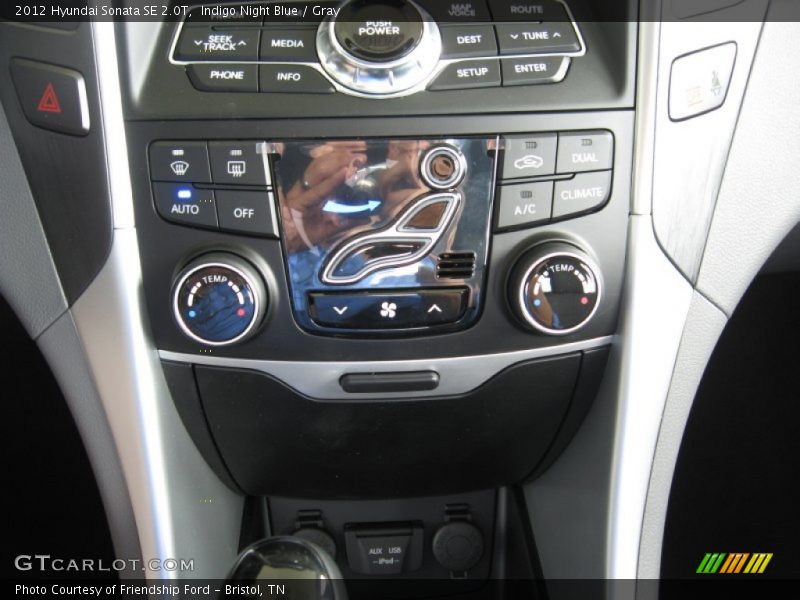 Controls of 2012 Sonata SE 2.0T