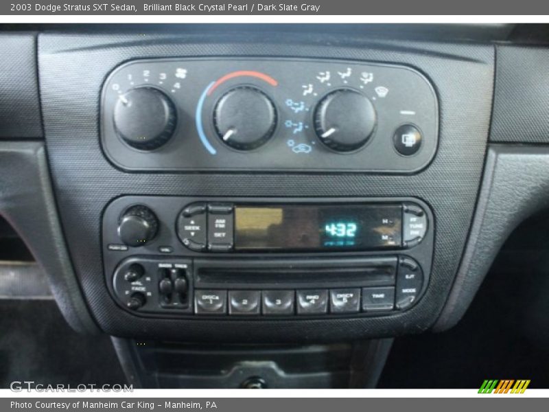 Controls of 2003 Stratus SXT Sedan