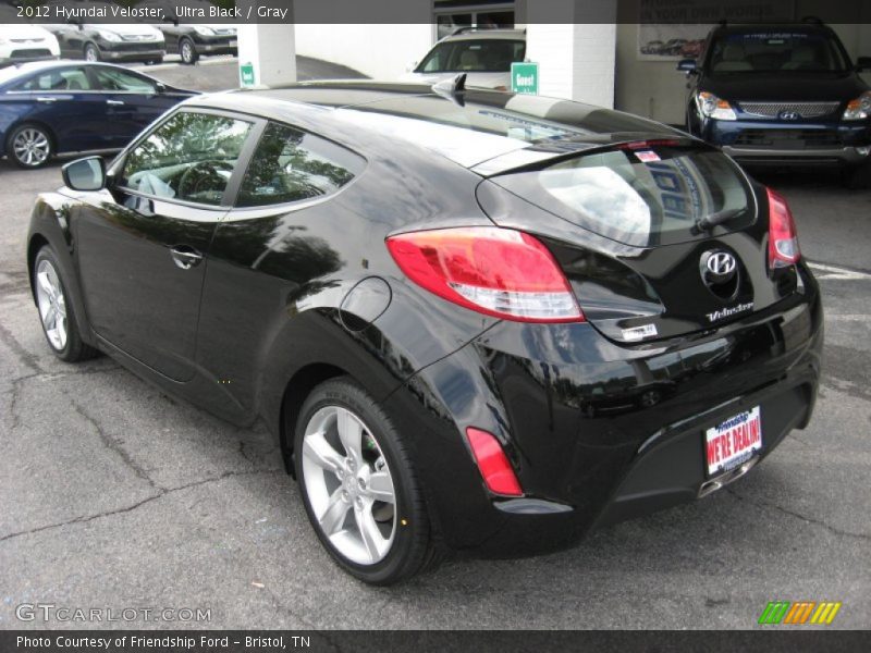 Ultra Black / Gray 2012 Hyundai Veloster