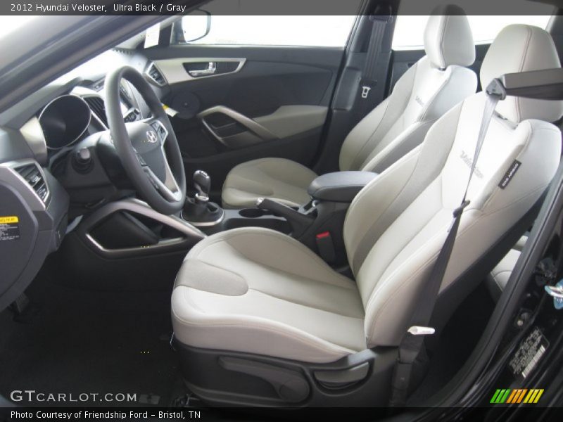  2012 Veloster  Gray Interior