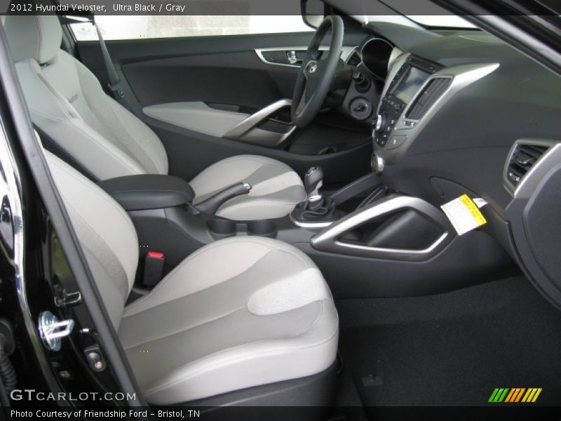  2012 Veloster  Gray Interior