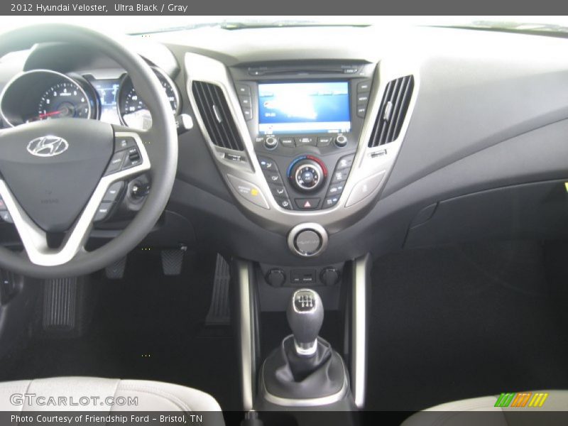 Dashboard of 2012 Veloster 