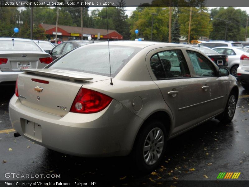Gold Mist Metallic / Ebony 2009 Chevrolet Cobalt LT Sedan
