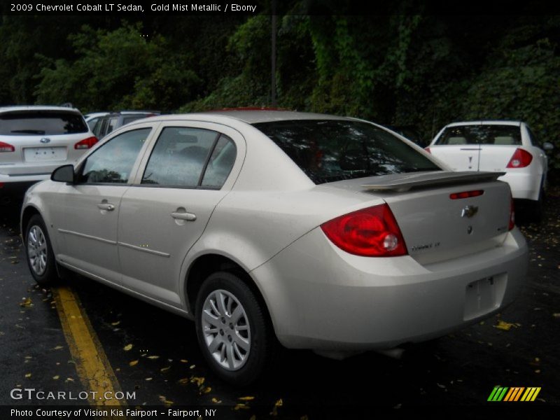 Gold Mist Metallic / Ebony 2009 Chevrolet Cobalt LT Sedan