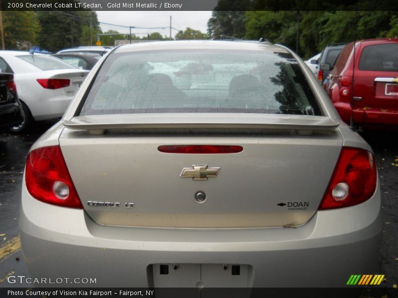 Gold Mist Metallic / Ebony 2009 Chevrolet Cobalt LT Sedan