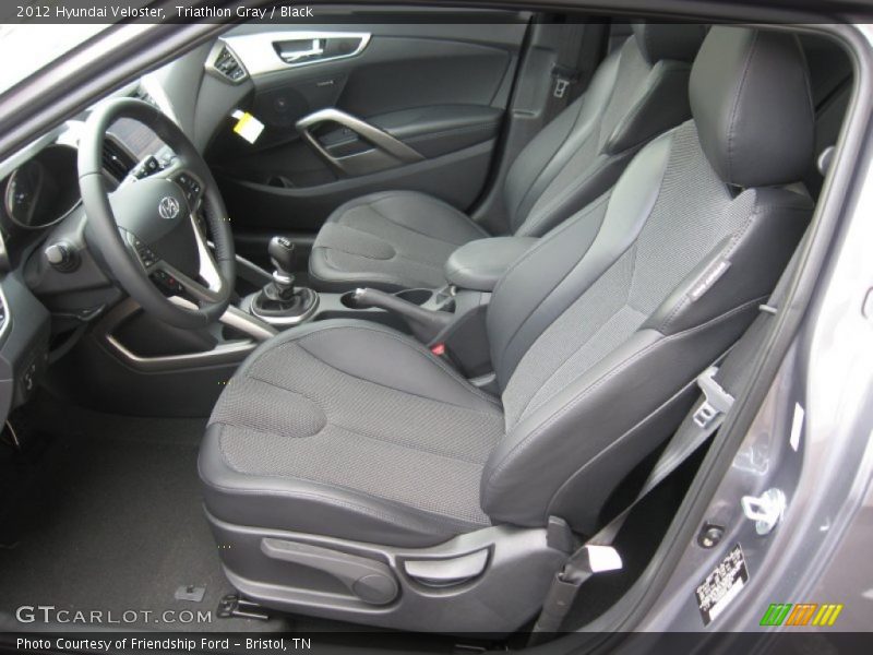  2012 Veloster  Black Interior