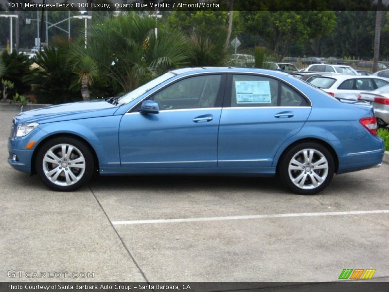 Quartz Blue Metallic / Almond/Mocha 2011 Mercedes-Benz C 300 Luxury