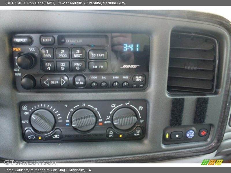 Controls of 2001 Yukon Denali AWD