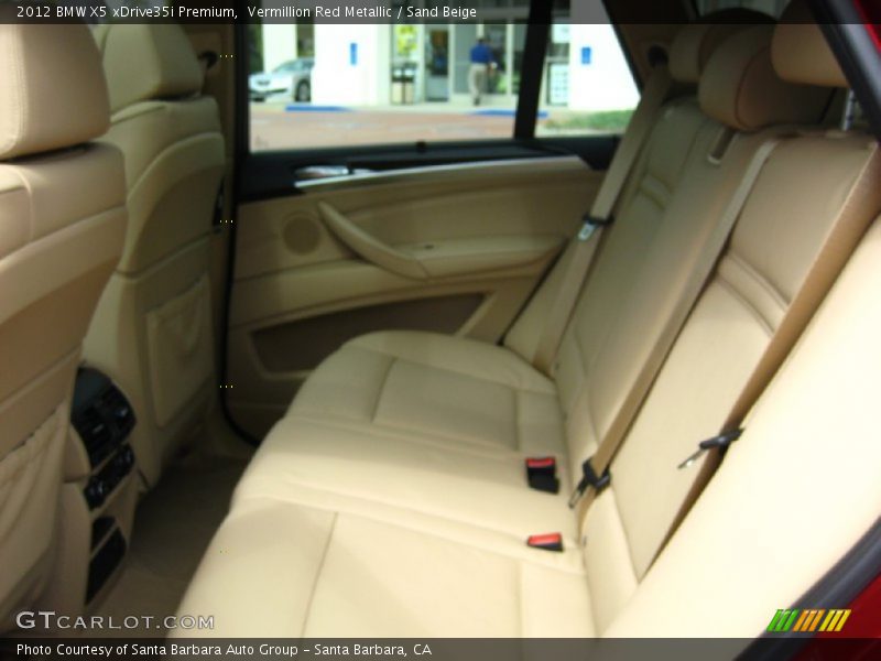 Vermillion Red Metallic / Sand Beige 2012 BMW X5 xDrive35i Premium