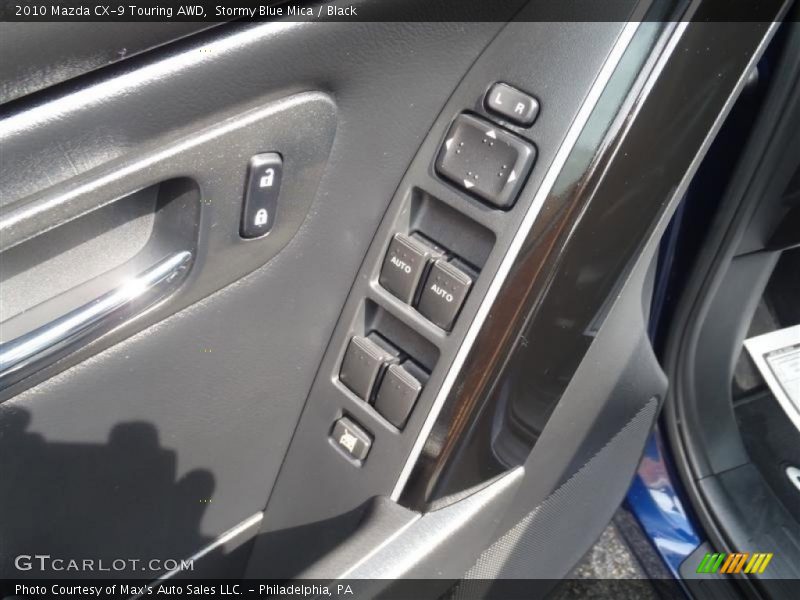 Stormy Blue Mica / Black 2010 Mazda CX-9 Touring AWD